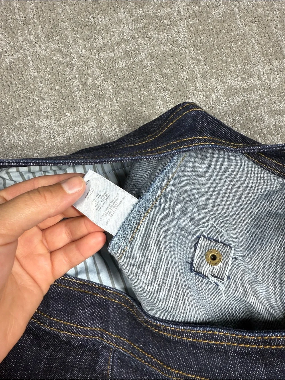 Cabi Monoco Blue Denim Skort Women Size 14